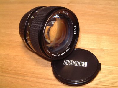 リケノン50mm/F1.2レンズ